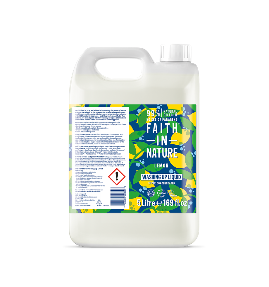 Lemon Washing Up Liquid 5L