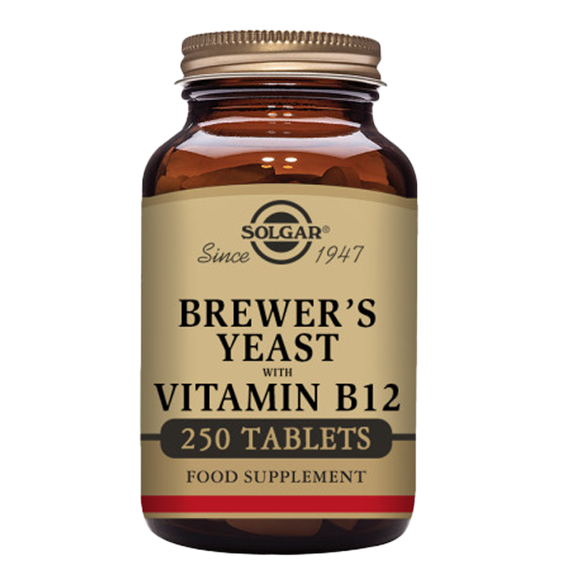 Brewer's Yeast with Vitamin B12 Tablets - Pack of 250