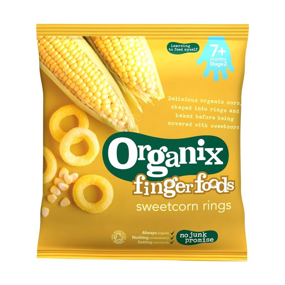 Crunchy Sweetcorn Rings 20g