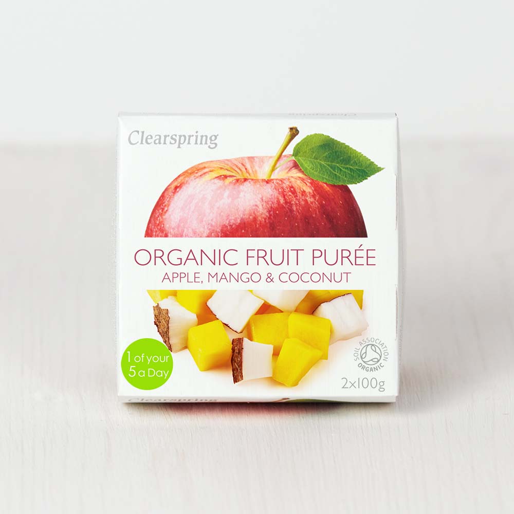 Organic Fruit Purée - Apple, Mango & Coconut (12 Pack)