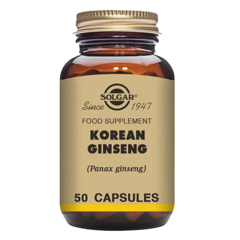Korean Ginseng Vegetable Capsules - Pack of 50