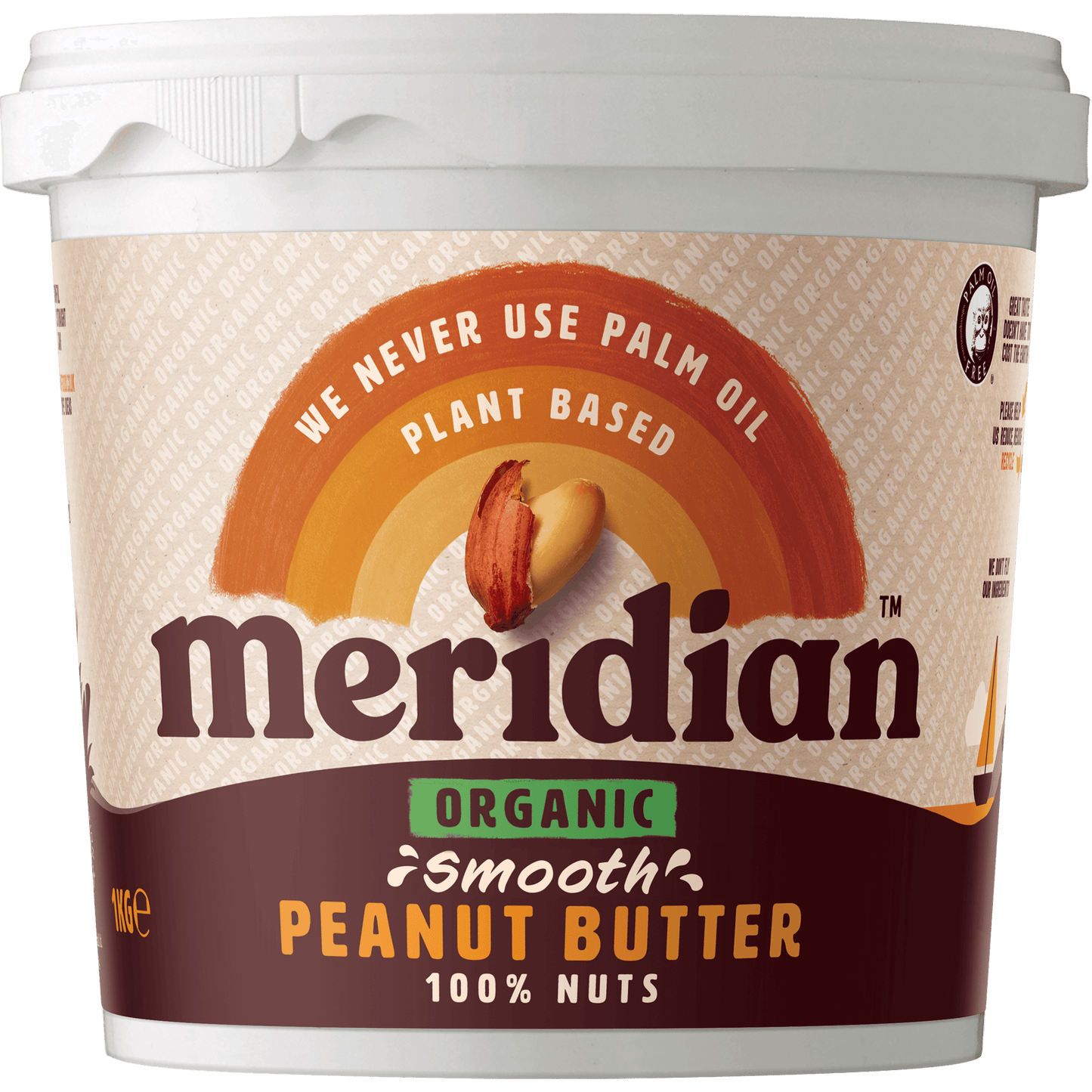 Organic Smooth Peanut Butter 1kg