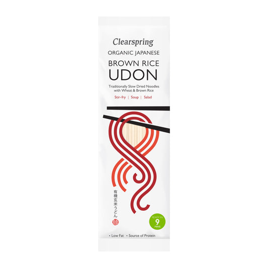 Organic Japanese Brown Rice Udon Noodles 200g