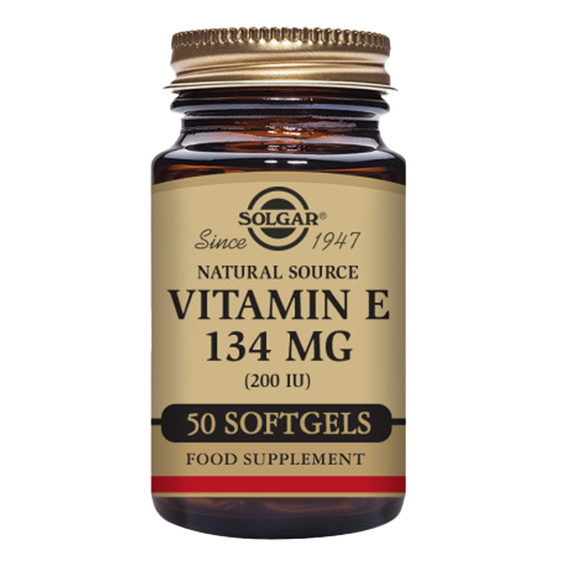 Natural Source Vitamin E 134 mg (200 IU) Softgels