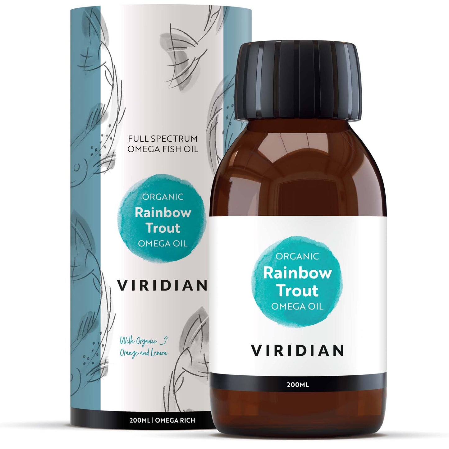 100% Organic Scandinavian Rainbow Trout Oil