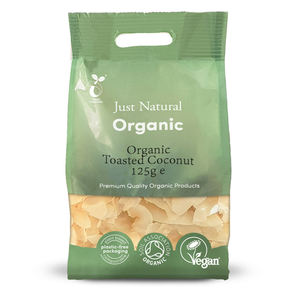 Organic Toasted Coconut 125g