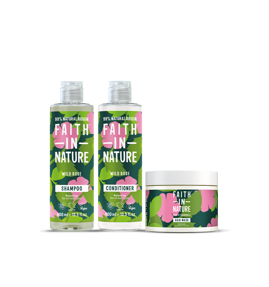 Wild Rose Hair Care Bundle - For Normal Hair