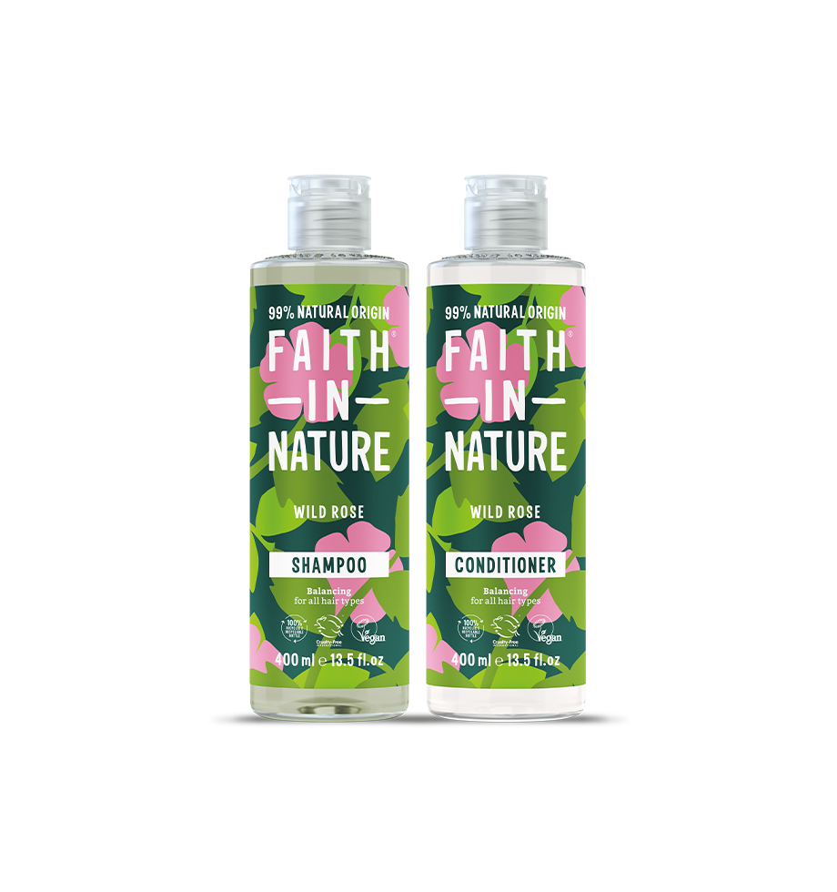 Wild Rose Shampoo and Conditioner Set