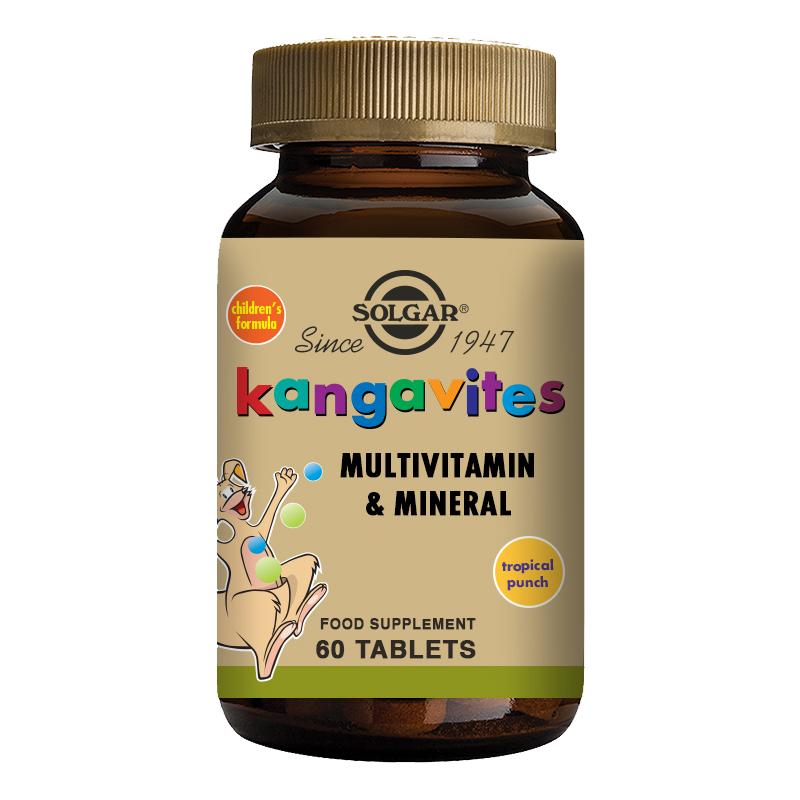 Kangavites Tropical Punch Children's (3+) Multivitamin and Mineral Formula Chewable Tablets
