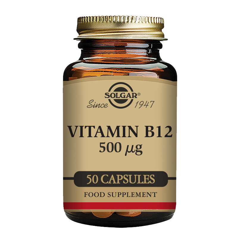 Vitamin B12 500 mcg Vegetable Capsules - Pack of 50
