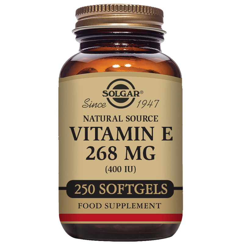 Natural Source Vitamin E 268 mg (400 IU) Softgels