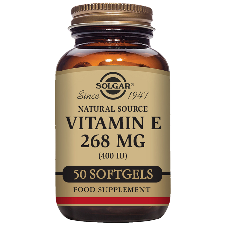 Natural Source Vitamin E 268 mg (400 IU) Softgels