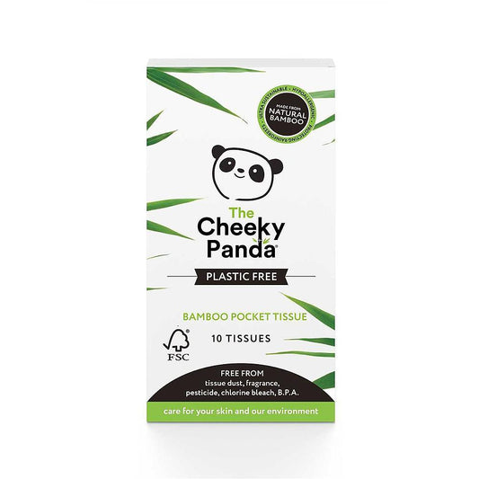 100% Bamboo Plastic Free Pocket Tissues