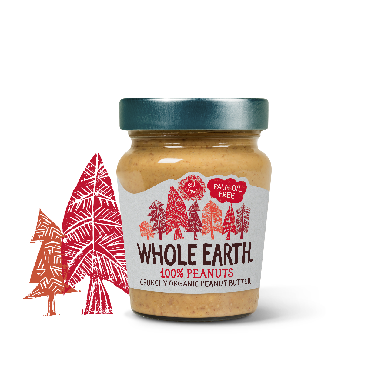 100% Nuts Crunchy Peanut Butter 227g