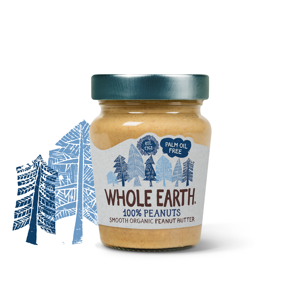 100% Nuts Smooth Peanut Butter 227g