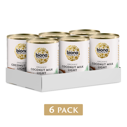 COCONUT MILK LIGHT - 9% FAT - 6 PACK