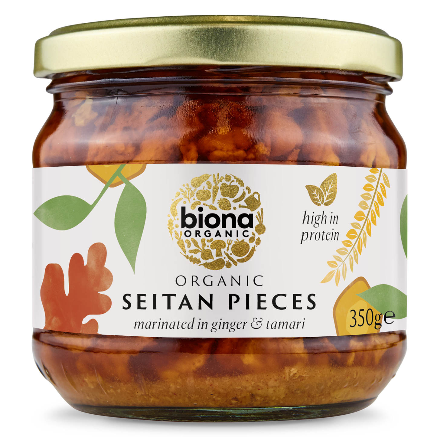 SEITAN PIECES IN GINGER AND SOYA SAUCE