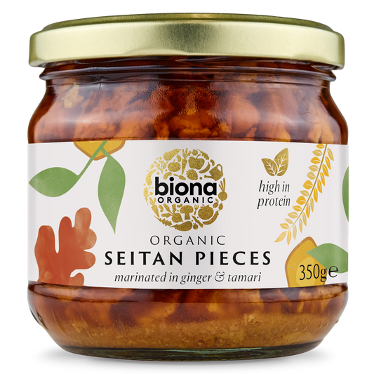 SEITAN PIECES IN GINGER AND SOYA SAUCE