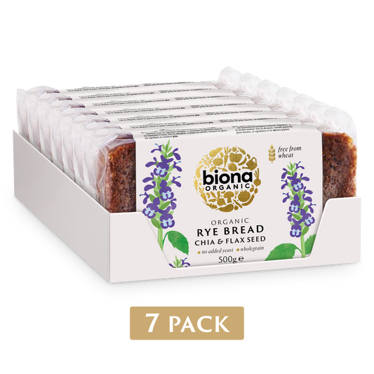 RYE BREAD - CHIA & FLAX - 7 PACK