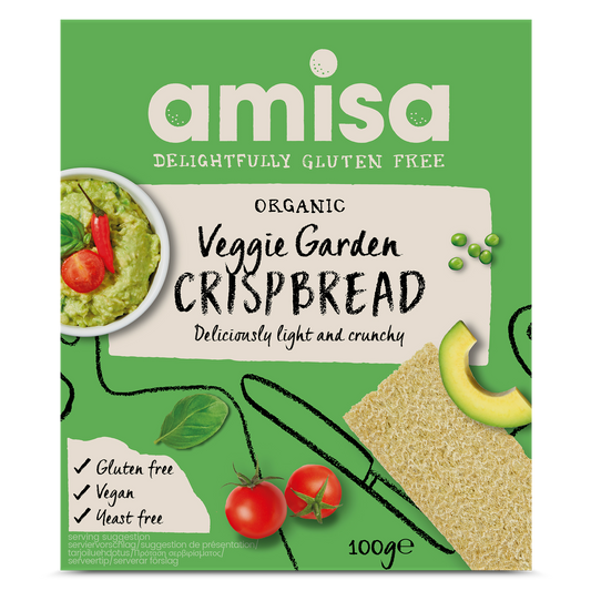 GLUTEN FREE VEGGIE GARDEN CRISPBREAD