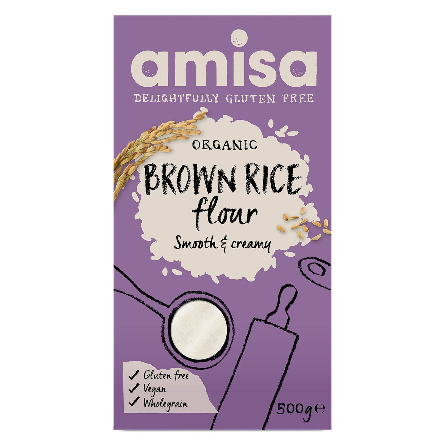 GLUTEN FREE BROWN RICE FLOUR (FINE MILLED)