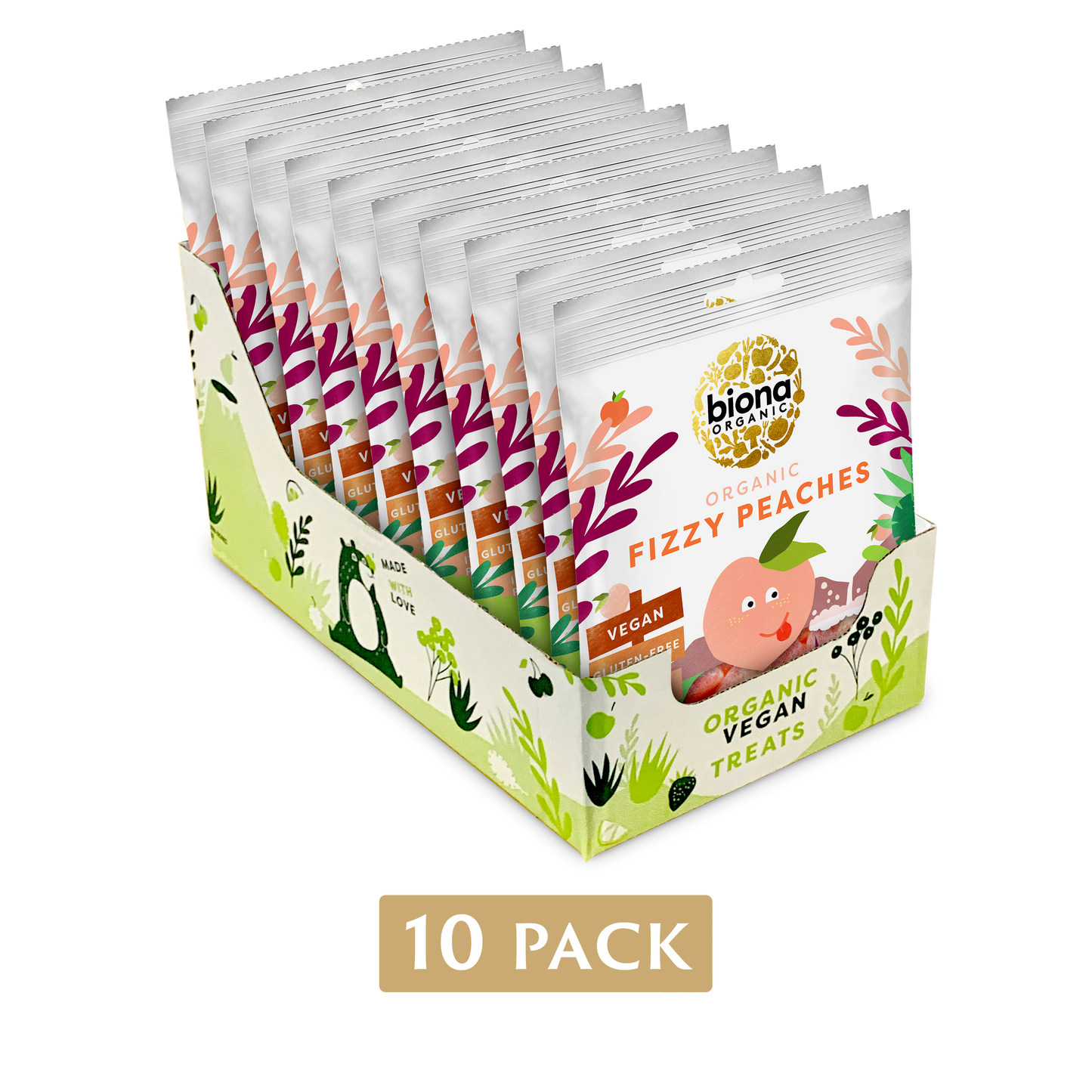 FIZZY PEACHES - 10 PACK