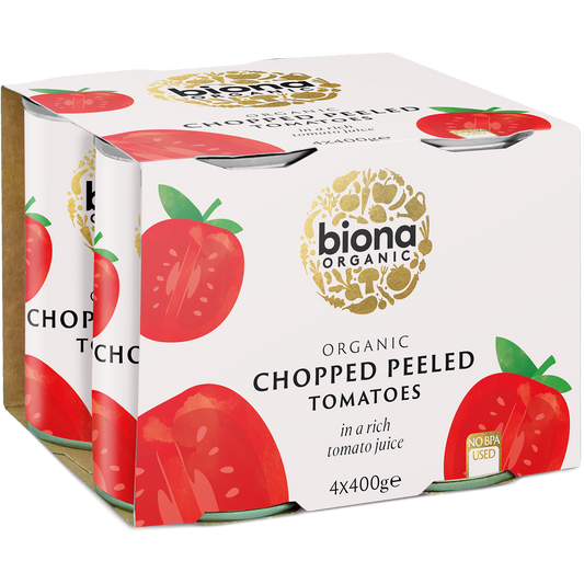 CHOPPED TOMATOES 4-PACK