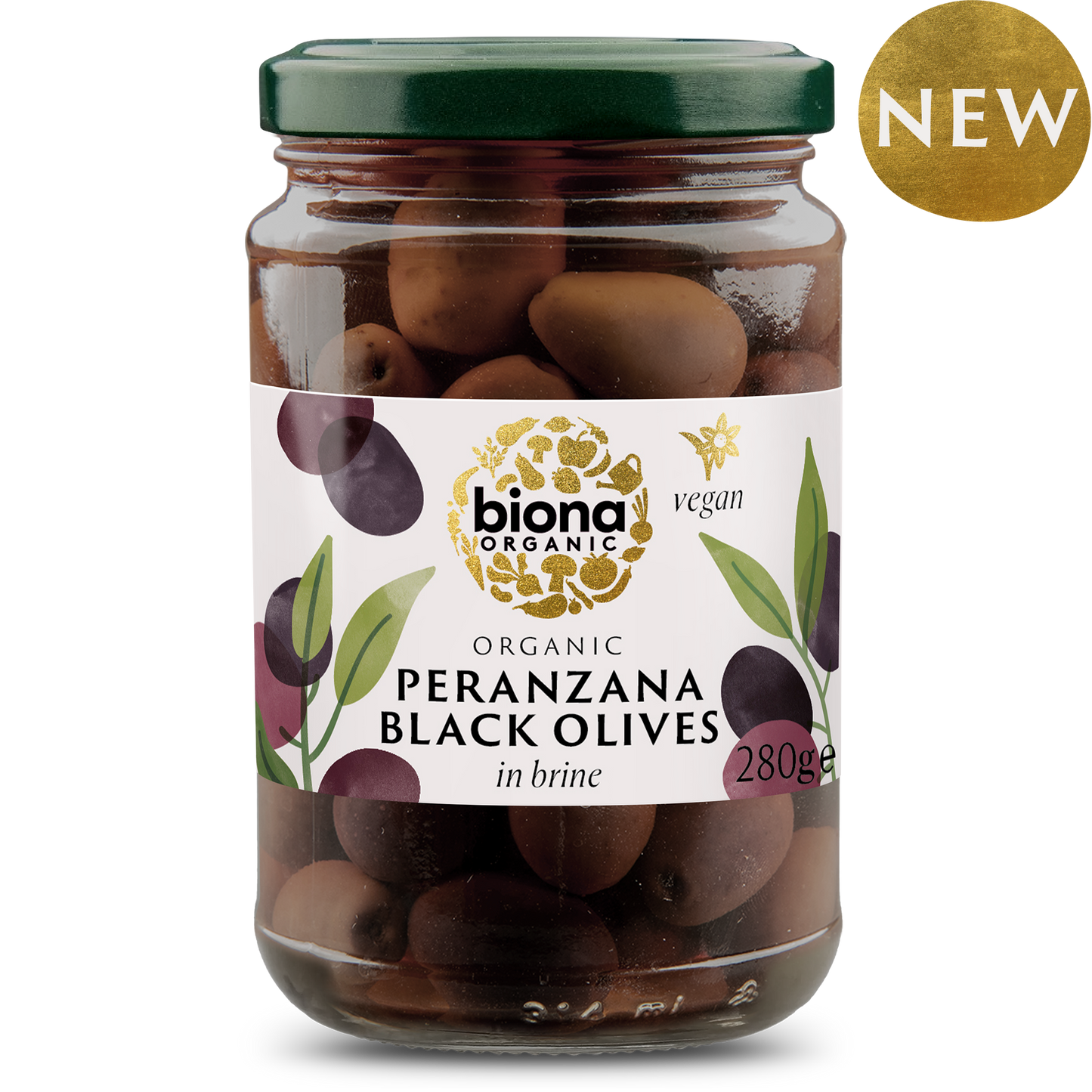 PERANZANA BLACK OLIVES IN BRINE