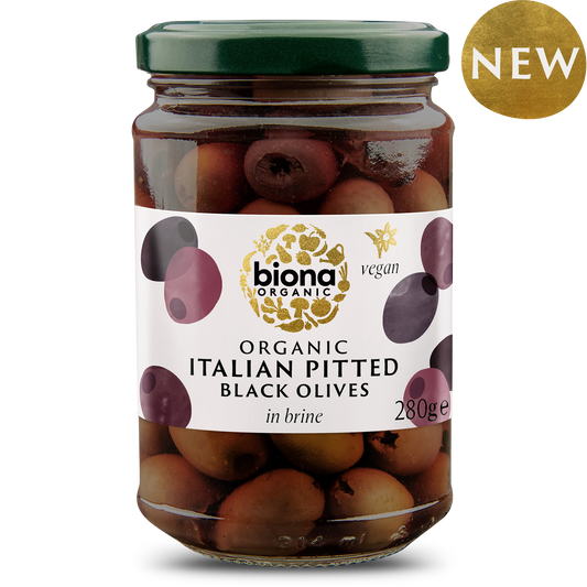 PITTED BLACK OLIVES IN BRINE