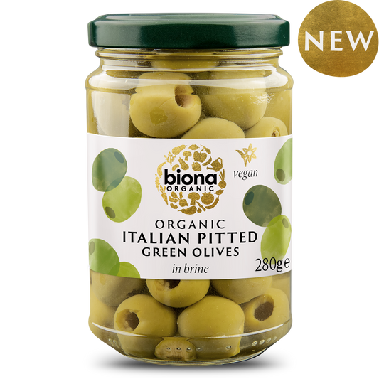 PITTED GREEN OLIVES IN BRINE