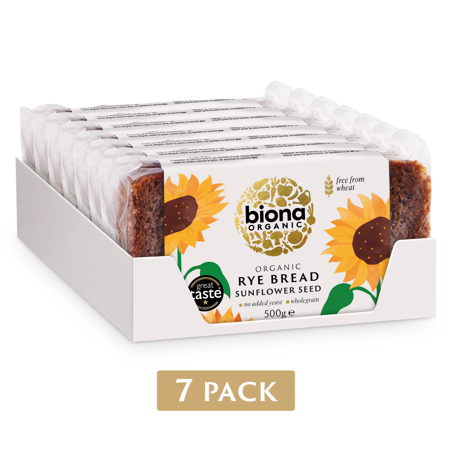 RYE BREAD - SUNFLOWER SEED - 7 PACK