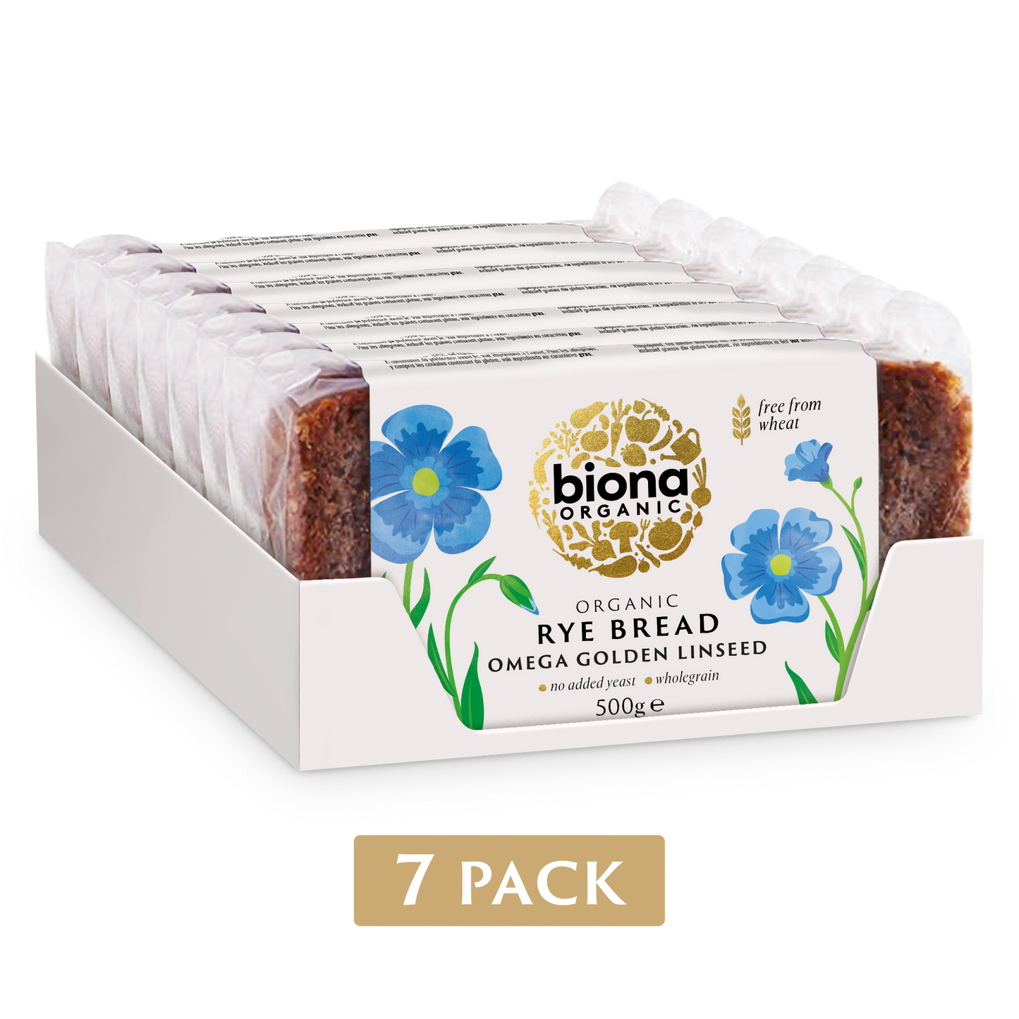 RYE BREAD - OMEGA GOLDEN LINSEED - 7 PACK