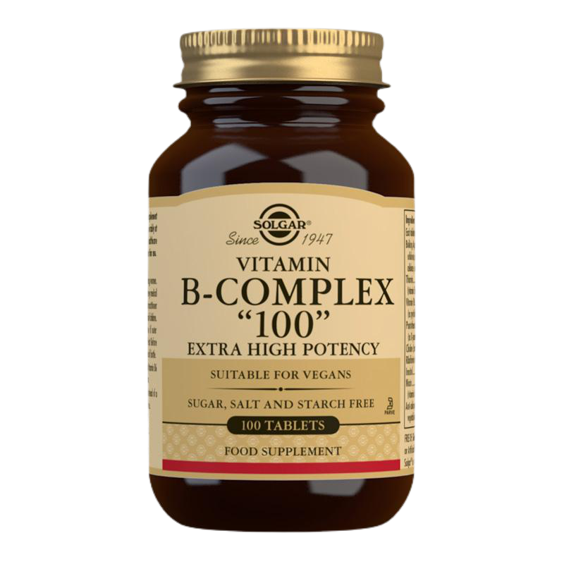 Vitamin B-Complex ''100'' Extra High Potency Tablets - Pack of 100