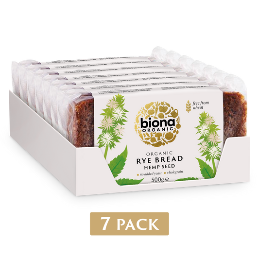 RYE BREAD - HEMP SEED - 7 PACK