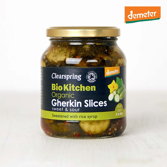 Bio Kitchen Organic / Demeter Gherkin Slices (Sweet & Sour)