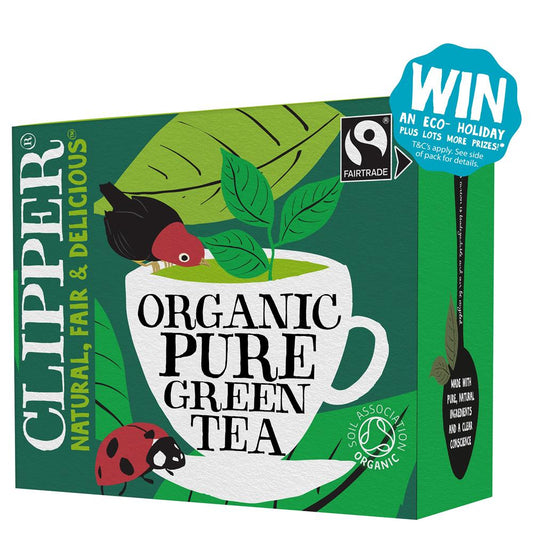 Organic Fairtrade Pure Green Tea 80 bags