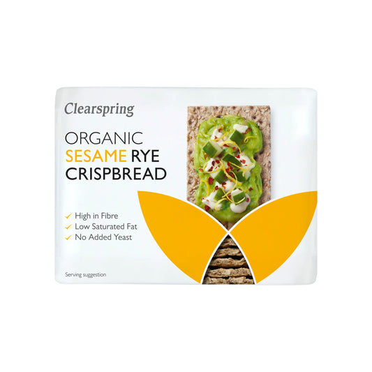 Organic Rye Crispbread - Sesame