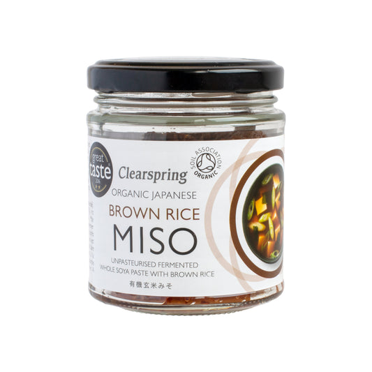 Organic Japanese Brown Rice Miso Paste - Unpasteurised 150g