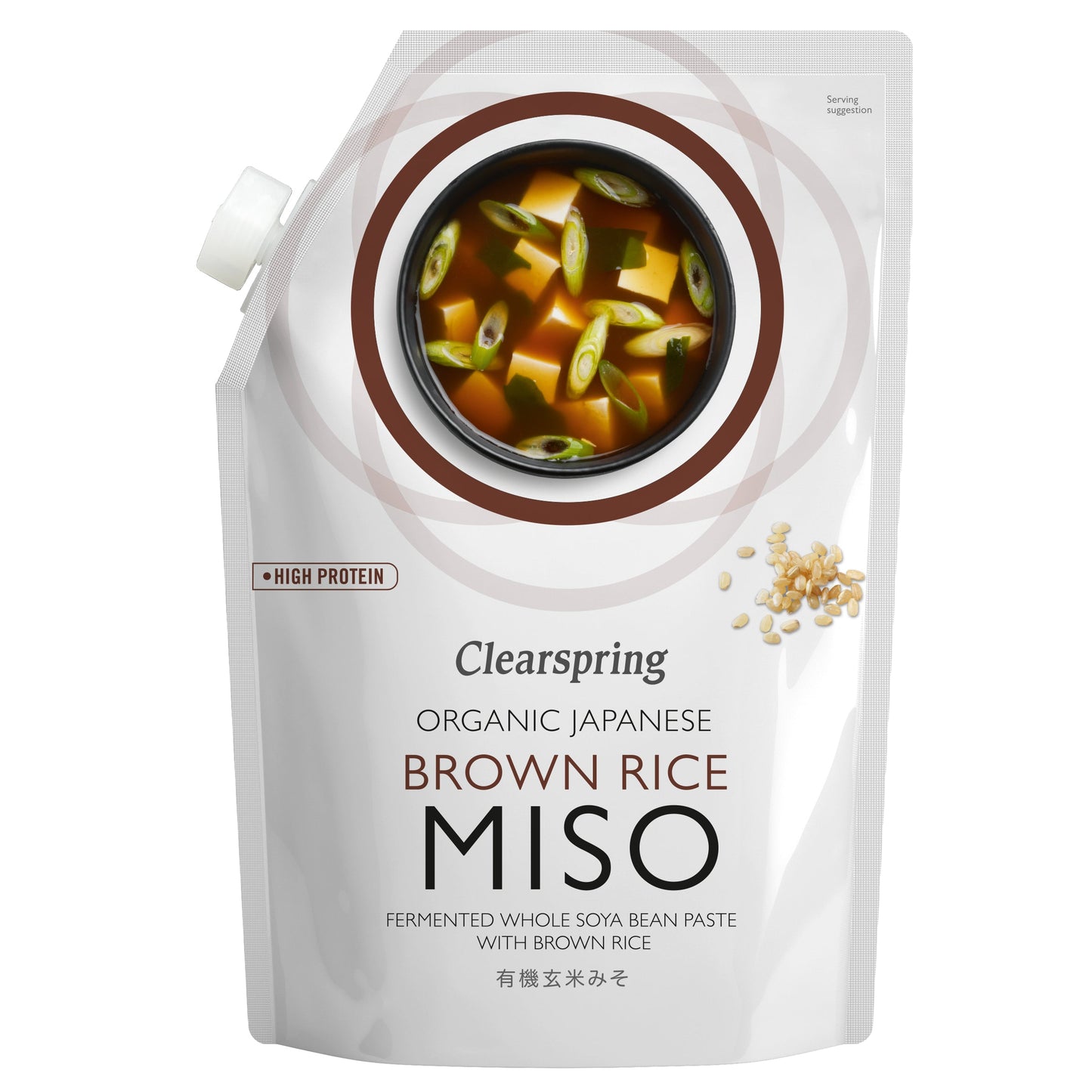 Organic Japanese Brown Rice Miso Paste - Pasteurised 300g