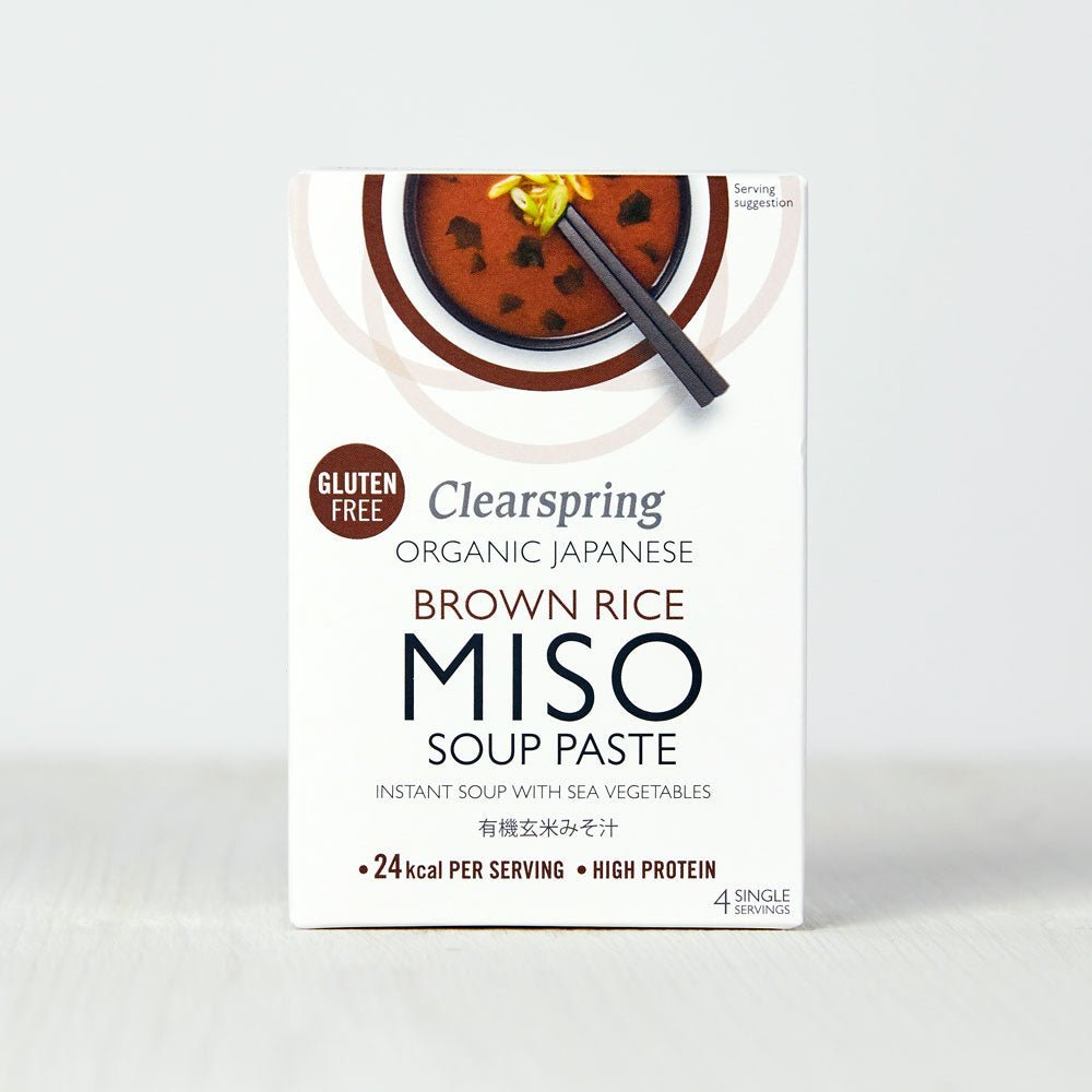 Organic Instant Brown Rice Miso Soup Paste (8 Pack)