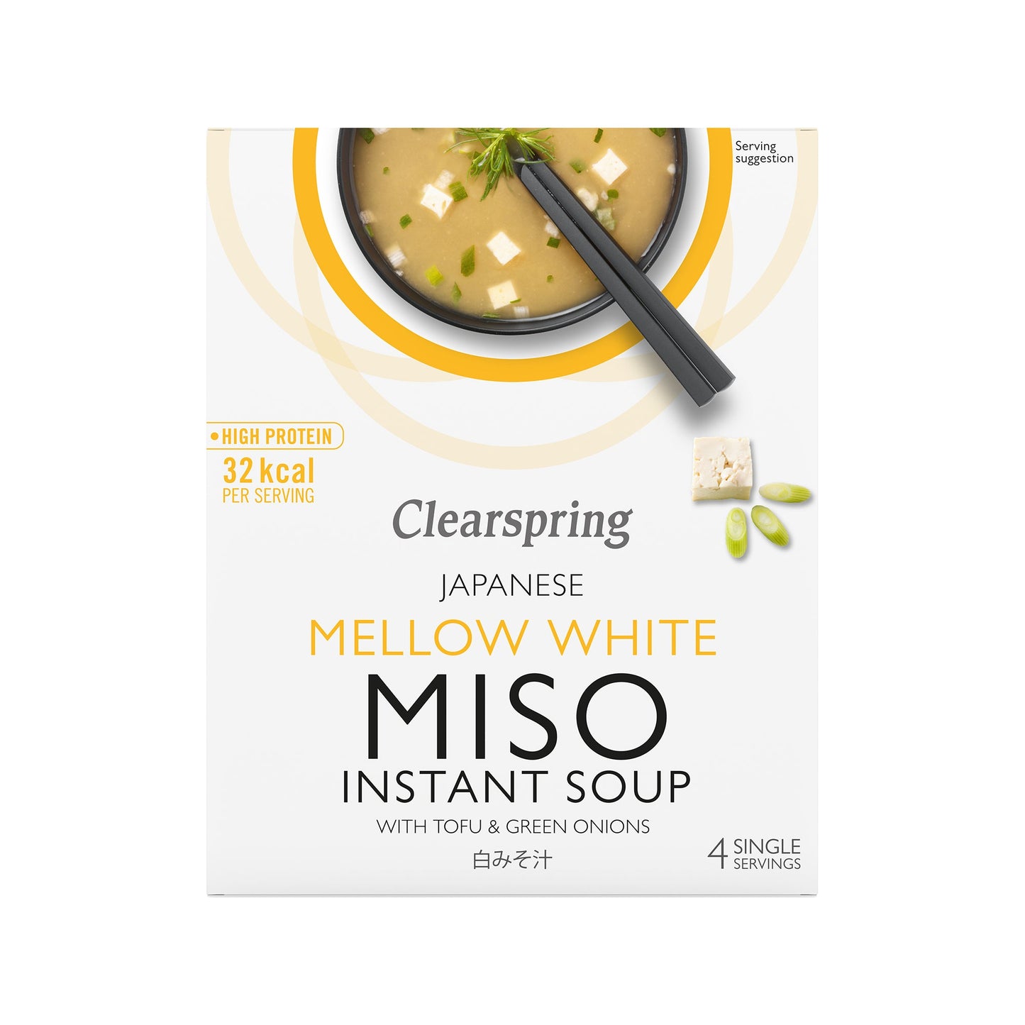 Instant Miso Soup Mellow White with Tofu 40g