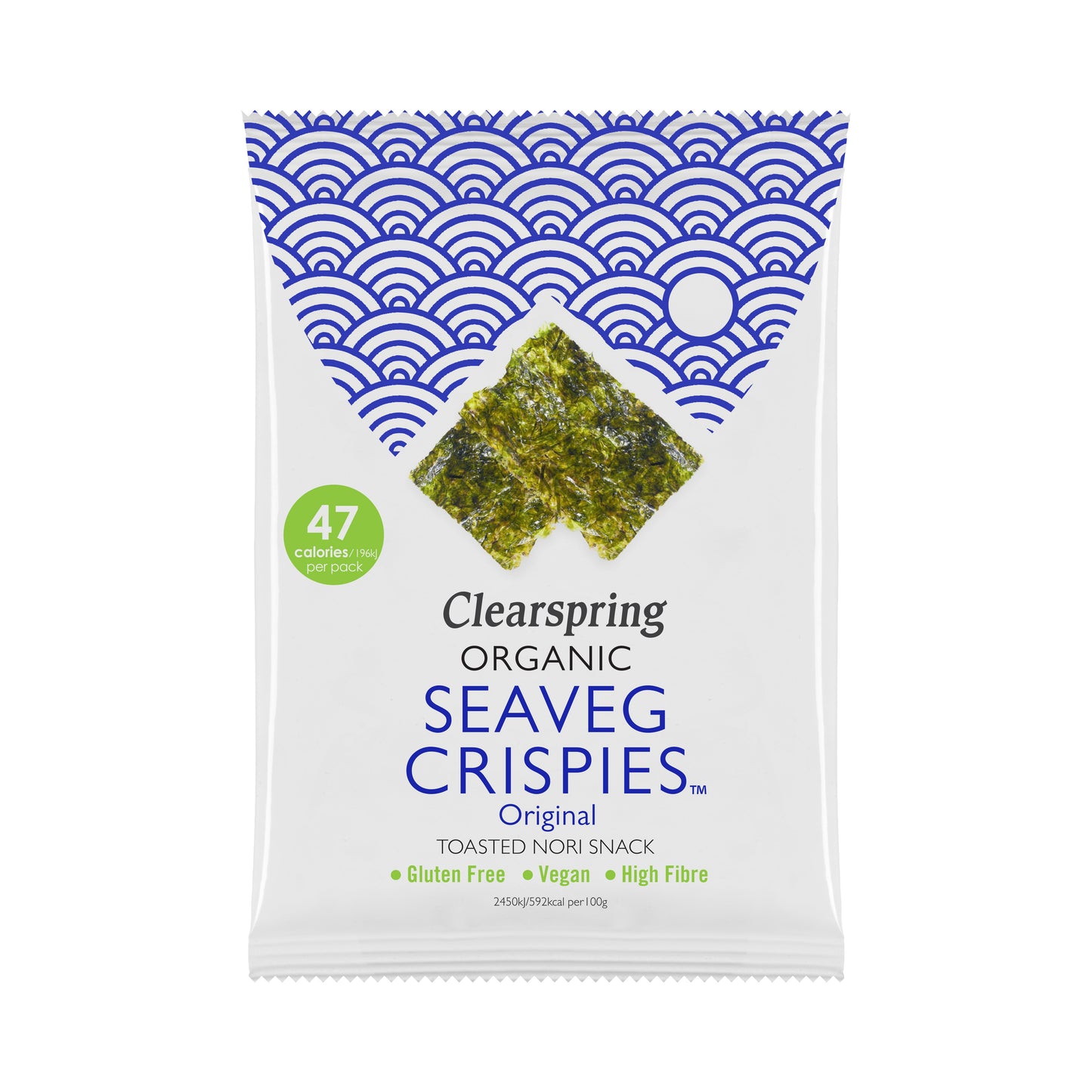 Organic Seaveg Crispies Original 4g