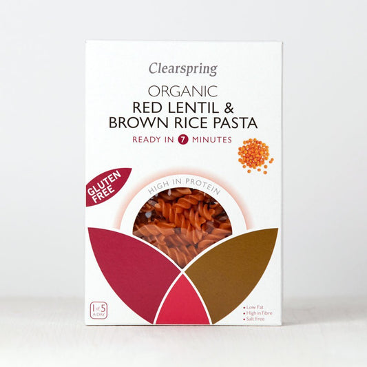 Organic Gluten Free Red Lentil & Brown Rice Pasta (8 Pack)