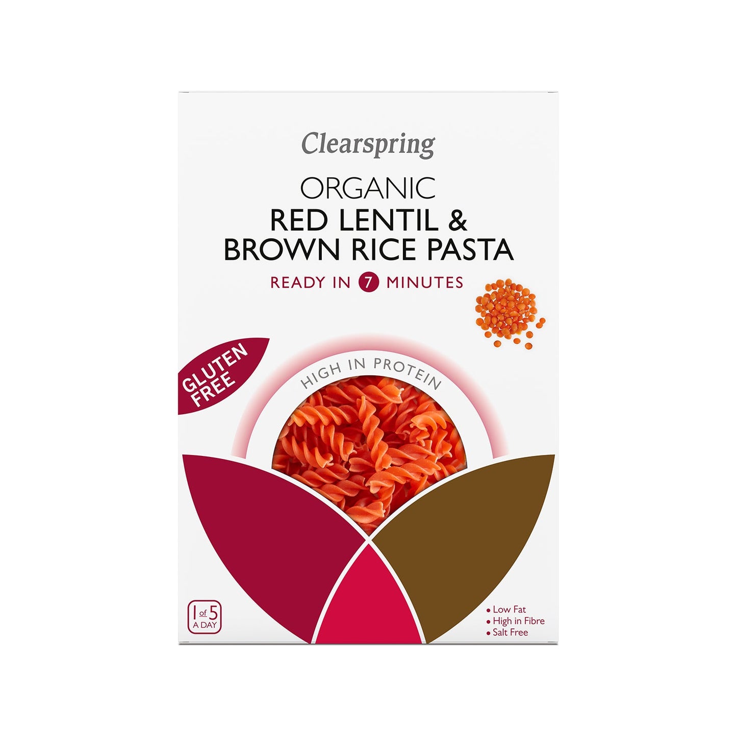 Organic Gluten Free Red Lentil & Brown Rice Pasta 250g