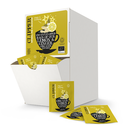 Organic Lemon & Ginger Tea 250 envelopes