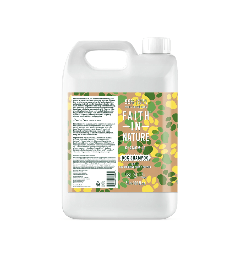 Chamomile Dog & Puppy Shampoo - 5L