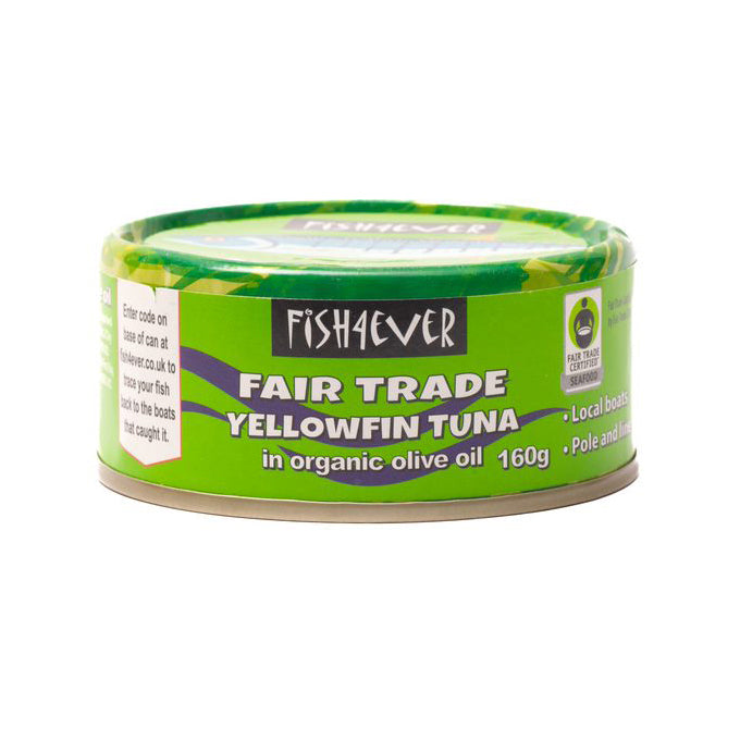 Fish4Ever Fair Trade Yellowfin Tuna Fish in Organic Olive Oil 160g