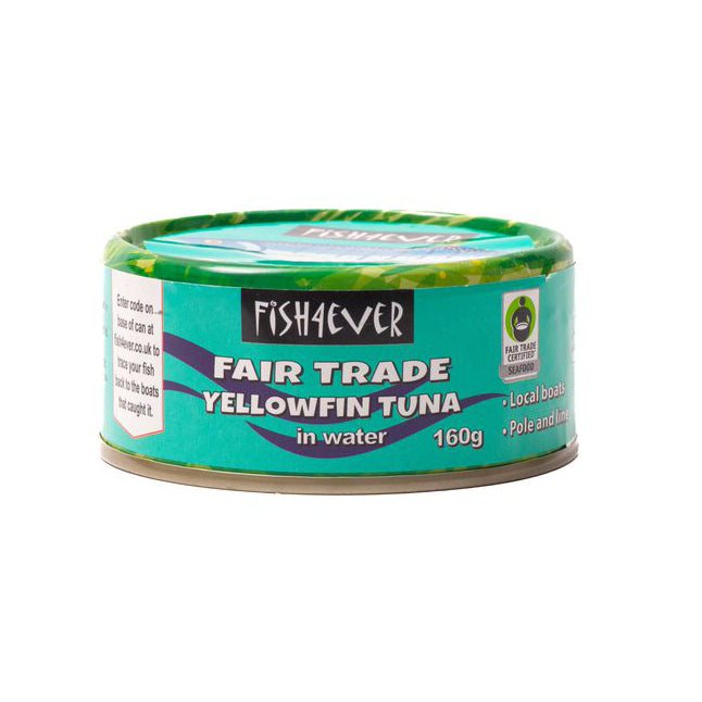 Fair Trade Yellowfin Tuna in water 160g