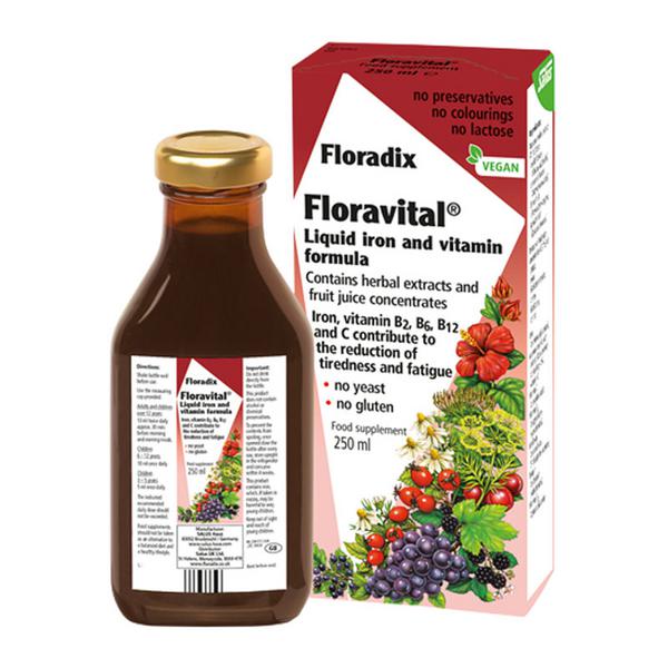 Floravital Yeast & gluten free liquid iron formula