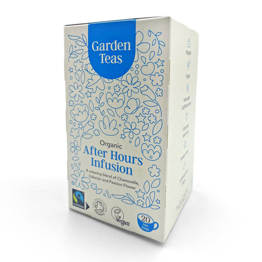 Garden Teas Organic Fairtrade After Hours Infusion 20 Plastic Free Envelopes